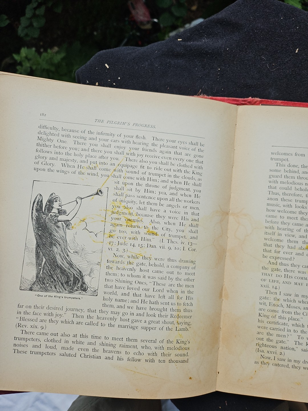 1890 Antique Classic Novel "The Pilgrim's Progress" John Bunyan Rough Condition 