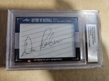 2012 Leaf History of Baseball Cut Signature Edition Don Robinson Auto - Pirates