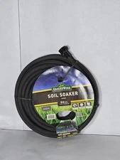 ***Ground Work Garden Hose 3/8 in. x 50 ft. Black Rubber Soaker (New)***