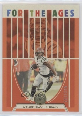2022 Panini Legacy For the Ages Orange 111/125 Ja'Marr Chase #FA-10 us0