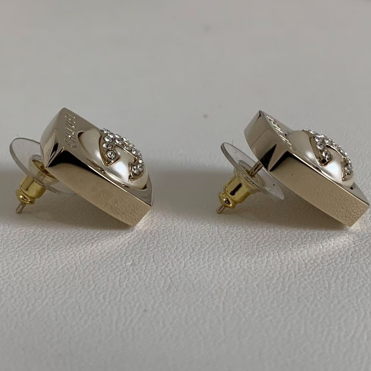 Authentic CHANEL Coco Mark stud Earrings - image 2