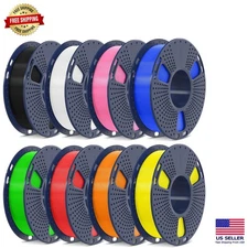 Ultimate 3D Printing Experience: 8-Color 1.75mm High Speed PLA Filament Bundle