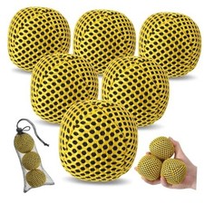 6 Packs Juggling Balls Set for Beginners Juggling Bean Bags Durable Yellow