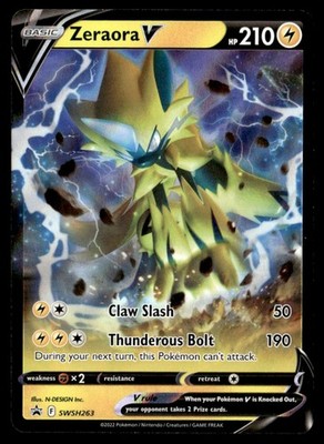 Zeraora V - Promo Holo SWSH: Sword & Shield Promo Cards SWSH263 NM
