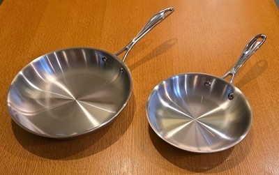 Zwilling JA Henckels 18/10 Stainless Steel Skillet 8''&10'' Gas Electro Induction 