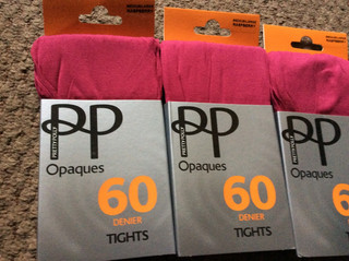 pretty Polly opaques 60 denier tights m/l