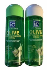 2 X IC Fantasia Hair Polisher Olive Vitamin E Moisturizing Shine Serum 6 oz Each
