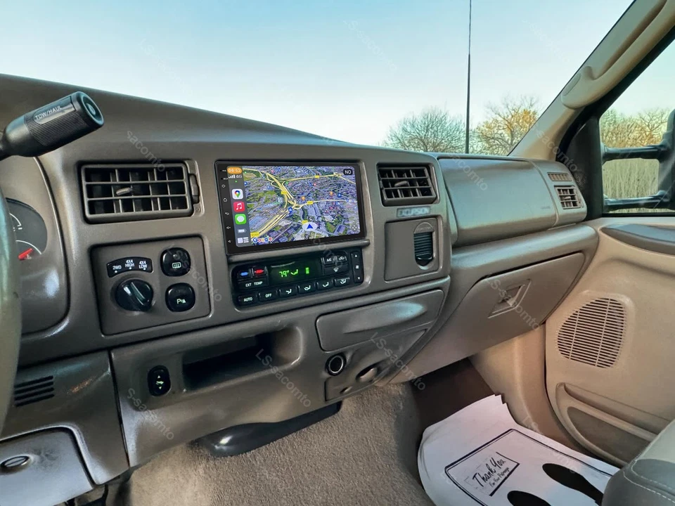 Radio estéreo para automóvil Ford Excursion 2000-2005 7" Android 15 Carplay navegación GPS Foto 4 de 4