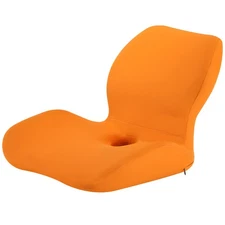 Memory Foam Back & Seat Cushion Ergonomic Orthopedic Cushion with Lumbar Support