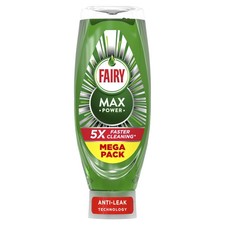 Fairy Max Power Washing Up Liquid 730ML Easy and Effortless Cleaning Even On
