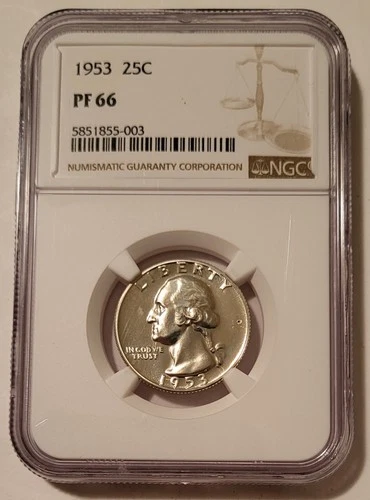NGC 1953 Washington Quarter Proof PF66*