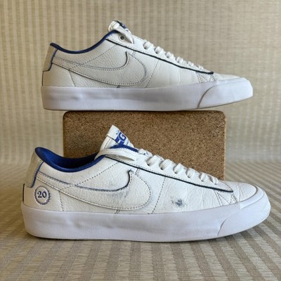 Nike SB Blazer Low Pro GT Premium Shoes Mens Sz Fine China White  FZ1300-100