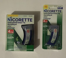 Nicorette Mini Nicotine Lozenges 4 mg Peppermint - 101 Count