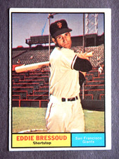Eddie Bressoud #203 Topps 1961 Baseball Card (San Francisco Giants)*