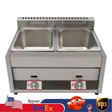 Commercial Counter-top Gas Fryer Deep Fryer Propane LPG Stainless Steel 12L 12Kg