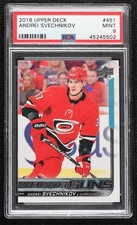 2018-19 Upper Deck Young Guns Andrei Svechnikov #451 PSA 9 MINT 08g7