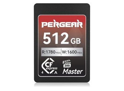 Pergear 512GB CFexpress Typ A Speicherkarte bis zu 780MB/s Lesegeschwindigkeit für Sony