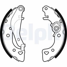 Bremsbacken Hinten für Peugeot 106 I 1A 1C II Citroen AX ZA Saxo S0 S1 86-04