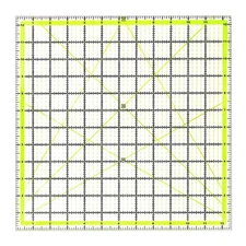 Quilting Ruler(12.5"X12.5"), Square Quilting Rulers Fabric Cutting Ruler Acry...