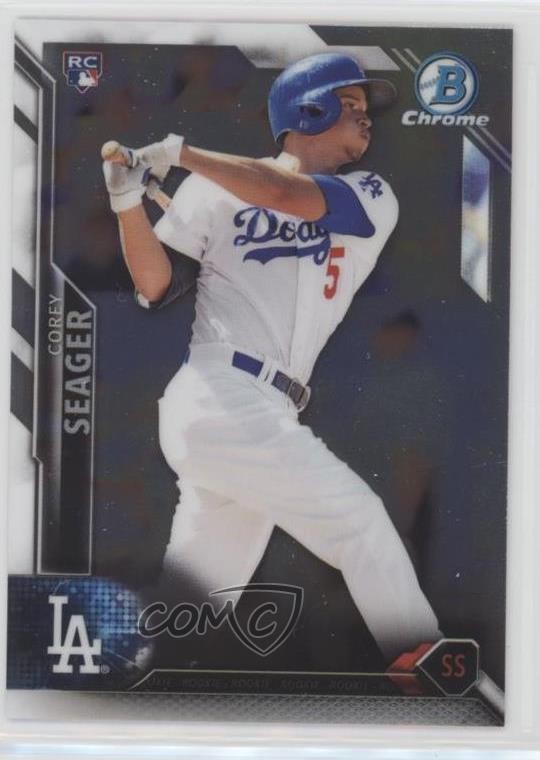 2016 Bowman Chrome Corey Seager #40 kw0