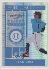 2020 Panini Chronicles Contenders Optic Hyper Prizm 107/299 Isan Diaz #27 fo7