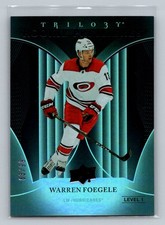 2018-19 Upper Deck Trilogy Rookies Black Foil /99 Warren Foegele Rookie RC