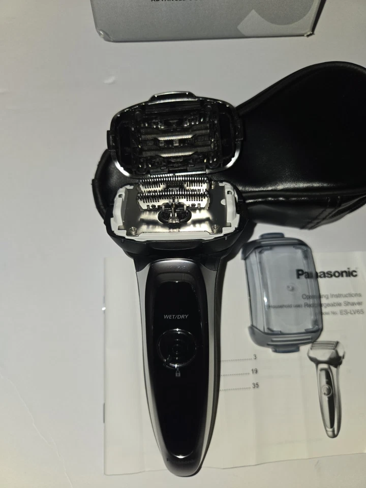 Panasonic ARC5 Electric Razor Men with Pop-Up Trimmer Wet/Dry 5-Blade ES-LV65-S - Image 4 of 4