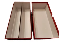 1 Guardhouse 12" Inch Maroon Red Double Row 2.5" x 2.5" Cardboard Flip, Slab Box