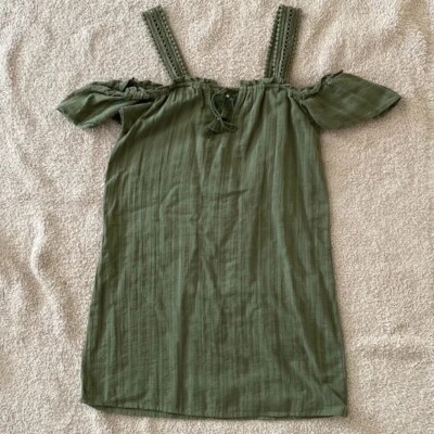 Aerie Olive Green Cotton Dress Size XS | eBay Aerie Olive Green Cotton Dress Size XS | eBay