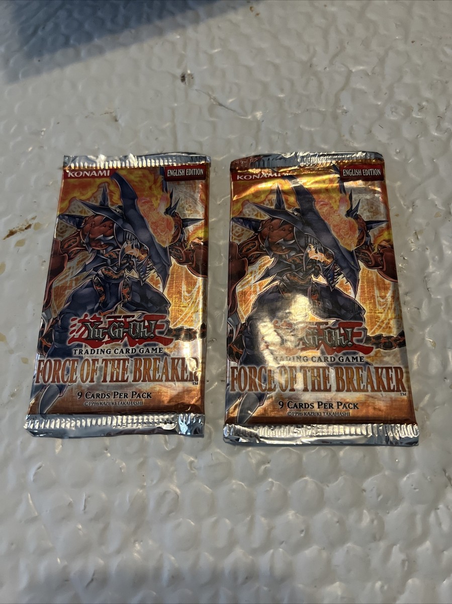 1x YuGiOh! Force of the Breaker One 1 Booster Pack Sealed unlimited 9 Cards  Tota