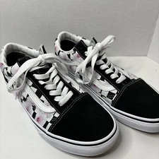 Vans Old Skool Hibiscus Men’s 8 Women’s 9.5 Sneakers Low-Top Shoes 751505