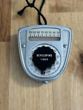 Vintage Bittco Japan POCKET HAND Polacolor Film DEVELOPING TIMER W/ THERMOMETER