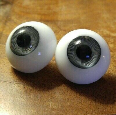 13mm NEW 1 Pair of BLUE SLEEPING BLINKING OPEN CLOSE DOLL EYES WITH LASHES