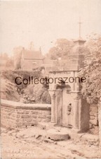 Lastingham North Yorkshire St Cedds Well Real Photo postcard unposted