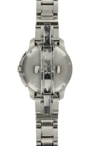 Victorinox Schweizer Armee Offiziers Chronograph Quarz weißes Zifferblatt Herren Analog 134577 - Bild 3 von 5