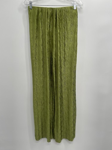 ASTR The Label Women's Avacado Green Wide Leg Plisse Pants Size Medium - Picture 7 of 17