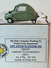 S.A.M.S. White Metal 1951 Fend Flitzer Microcar Car with Original Box