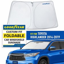 Front Auto Windshield Cover Car Windshield Sun Shade for 14-19 Toyota Highlander
