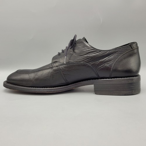 Vero Cuoio for Skechers Mens 10 Oxfords Black Leather Made in Italy EU 43 - Picture 4 of 24