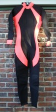 Wetsuit SAS Full Length Orange and Black Approx Size Small See Measurements B-2
