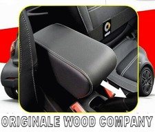 PREMIUM - BRACCIOLO SMART New fortwo forfour REGOLABILE nero + CUCITURE BIANCHE