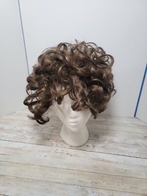 Vintage Helene Curtis Wig Hair Piece Curly Brown Nature Blend Modac 53 Special