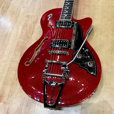 Duesenberg Starplayer TV Semi-Hollow Electric Guitar Red Sparkle