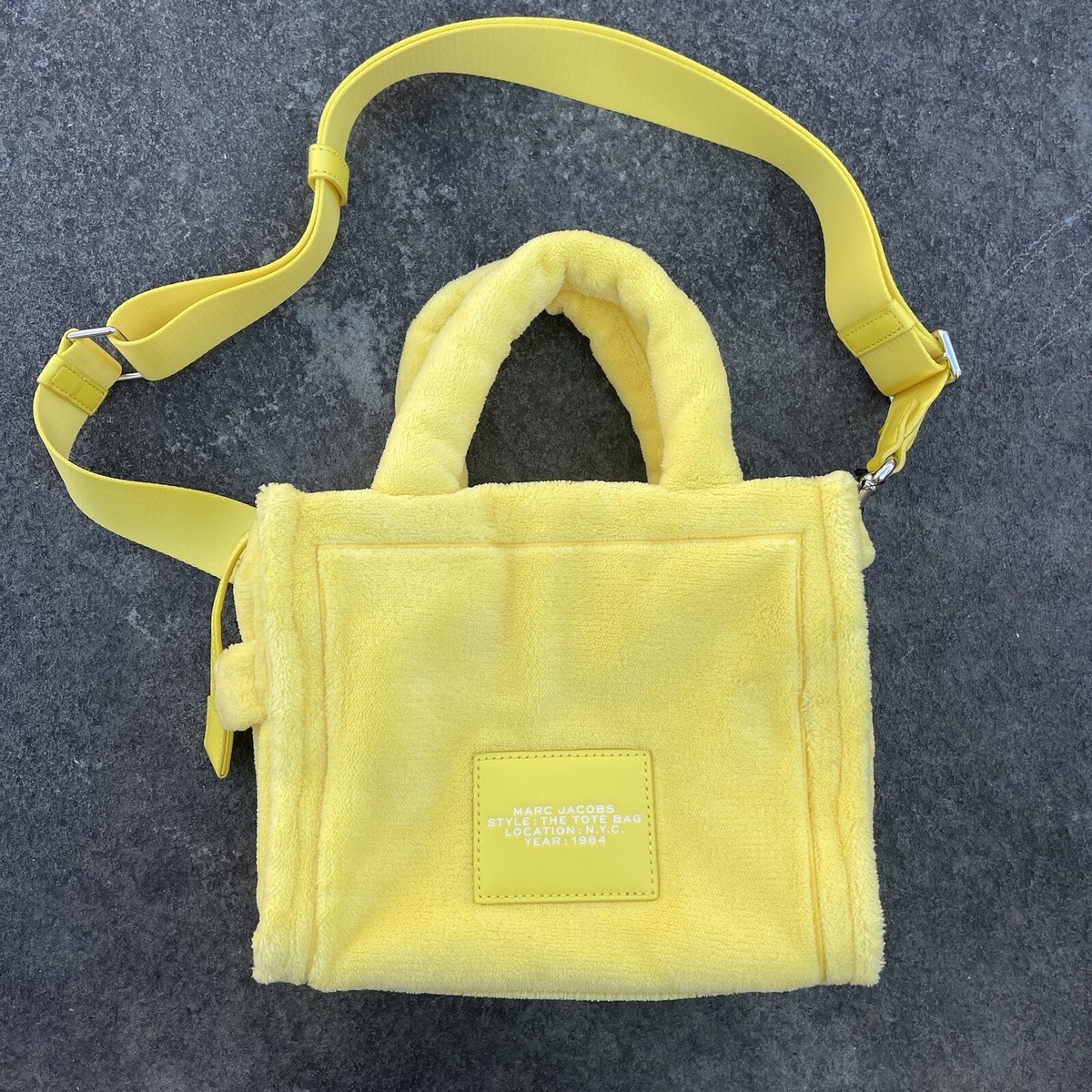 The Marc Jacobs Tote Yellow Terry Small Crossbody Tote Bag