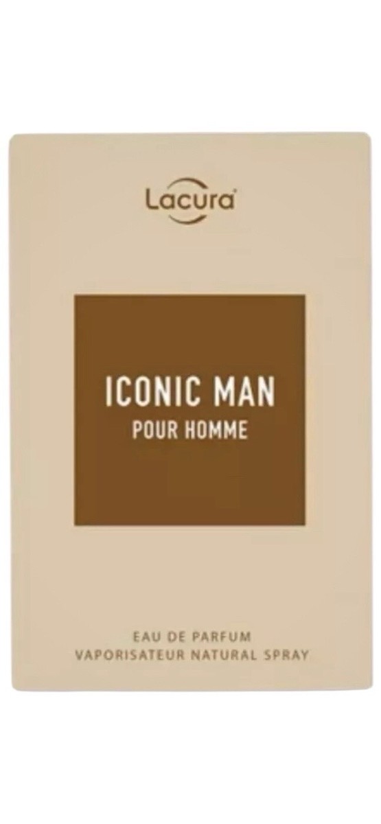 Lacura Iconic Man Eau De Toilette 100ml Spray, New And Sealed