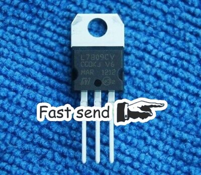 Regolatore Di Tensione L7809CV (L7809 LM7809) TO-220 – 9V 1.5A – Scegli La Quantità