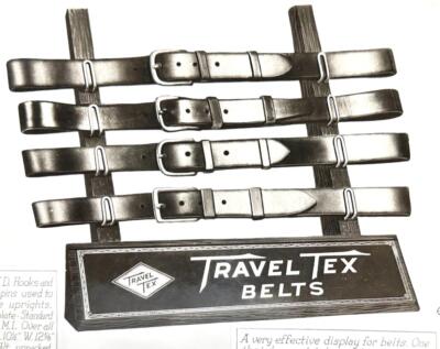 Photoplating Company Minneapolis Travel Tex Belts Store Display  CATALOG PAGE