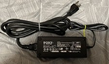 SONY AC ADAPTER AC-V012E LCD MONITOR 12V 4.16A BLACK WITH POWER CORD