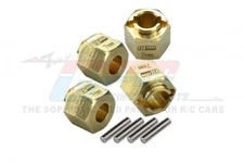 For Traxxas TRX4M-BRASS 7MM WHEEL HEX HUB EXTENDERS (+1.5MM)