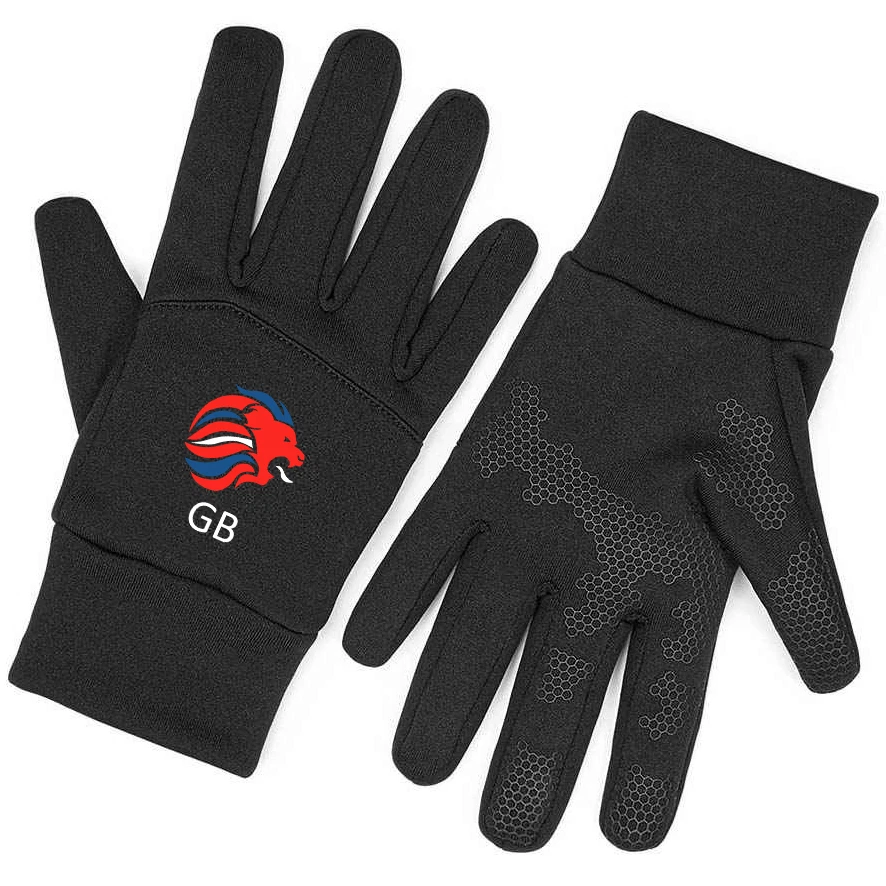 GB - Great Britain Sport Gloves Thermal Windproof Warm Touch Screen Compatible